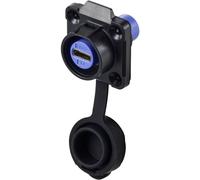 Embase femelle à encastrer USB type C ®, bride 4 trous TC-12770468 TRU COMPONENTS Contenu: 1 pc(s)