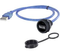 embase femelle de chassis USB 2.0 mâle A encitech 1310-1032-01 1 pc(s)