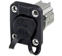 Embase femelle de traversée Neutrik NE8FDX-P6-W RJ45 embase femelle noir 1 pc(s)