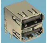 Embase femelle USB Typ A embase femelle horizontale USB 2 Ports 72309-8034BLF FCI Contenu