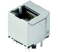 Embase femelle Weidmüller RJ45M R1V 1.9N4YG/YG TY 2562140000 RJ45 embase femelle, verticale argent, noir 240 pc(s)