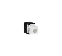 Embase Keystone Cat.6A, classe EA, non blindé,blanc