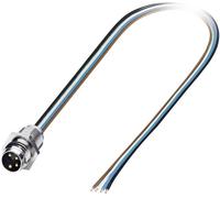 Embase mâle M12 pour capteurs/actionneurs Phoenix Contact SACC-E-M12MS-8CON-M16/0,5 1523492 Contenu: 1 pc(s)