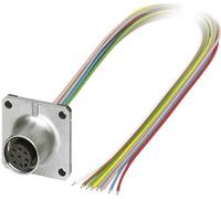 Embase mâle M12 pour capteurs/actionneurs Phoenix Contact SACC-SQ-M12FS-8CON-25F/0,5 1441574 Pôle: 8 Contenu: 1 pc(s)