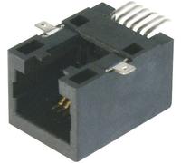 Embase modulaire femelle - CMS ASSMANN WSW A-20041-LP/SMT-A RJ12 femelle, droit RJ12 Pôle: 6P6C