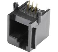 Embase modulaire femelle econ connect MEBE66D RJ12 embase femelle horizontale Pôle: 6 noir