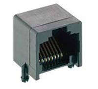 Embase modulaire femelle RJ45 Lumberg 2531 01 RJ45 embase femelle horizontale Pôle: 8P8C noir