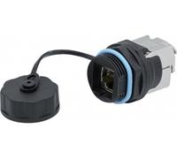 Embase noyau étanche RJ45 STP CAT 6 - avec bouchon