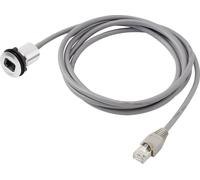 Embase RJ45 femelle TRU COMPONENTS RJ45-01 1408770 RJ45 embase femelle, mâle, droit Pôle: 8P8C argen