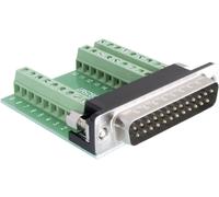 Embase SUB-D mâle 25, 27 pôles Delock 65318 180 ° 1 pc(s)