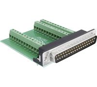 Embase SUB-D mâle 37, 39 pôles Delock 65320 180 ° barrette D-sub 1 pc(s)