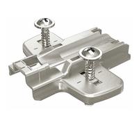 Hettich - Charnieres & Compas - Embase Cruciforme à Visser - Couleur : Nickelé