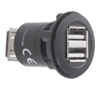 Embases USB 2.0 USB 2.0 2 x USB femelle type A vers 2 x USB femelle type A TRU