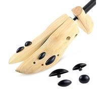 Embauchoir Arbre à chaussures en bois à 2 voies, Support de chaussure réglable, extenseur for hommes et femmes, talons hauts, chaussures plates et basses, attelle d'agrandissement façonnant(L)