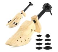 Embauchoir Civière de chaussures en bois, 1 pièce, support façonneur d'arbre, escarpins plats réglables pin, extenseur bottes, soins des arbres à S/M/L(L)