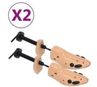 Embauchoirs 2 paires Pointure 36 40 Bois de pin massif