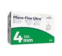 Embecta Microfine Ultra Aiguilles À Stylo 4mm 32g Easyflow 100 Pièces