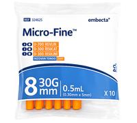 Embecta Micro-Fine+ Seringue Insuline 0,5ml 30Gx8mm Pièces 10 (324825)