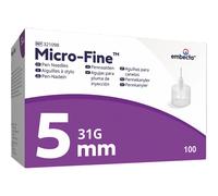 Embecta Microfine Aiguilles À Stylo 31gx5mm 100 Pièces