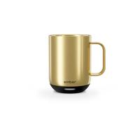 Ember Tasse Intelligente 2, 295 ML, Tasse à café avec Affichage LED Intelligent, contrôle de température Via l’Application et Rechargeable, autonomie Batterie 1,5 h et Design innovant, doré