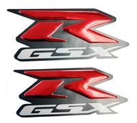 Emblème 3D pop-up pour garde-boue latérale compatible avec Suzuki GSXR 600 750 280 1000 1300 1100 (rouge)