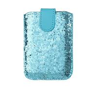 Emblème, accrocher la corde, 1PC Blocage du Titulaire de la Carte de Crédit 5 Pull Paillettes Etui for Carte Adhésif Autocollant Paillettes Universelles Etui Portefeuille for Téléphone Portable (Color