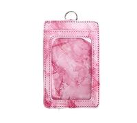 Emblème, accrocher la corde, Porte-cartes rétractable réglable Porte-badge nominatif Banque de travail Carte de crédit professionnelle Étudiants Carte de bus Étui de protection avec lanière (Couleur :