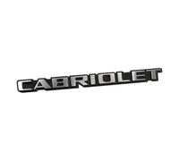 Emblème adhésif CABRIOLET pour coffre de Golf 1 Cabriolet (1987-1993) - version Europe