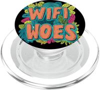 Emblème Amusant des malheurs WiFi PopSockets PopGrip pour MagSafe