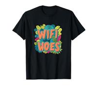 Emblème amusant des malheurs Wifi T-Shirt
