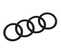 Emblème Audi Black Edition 8W9071802, Anneaux Blackline Logo Noir, Design Élégant pour Personnalisation de Voiture