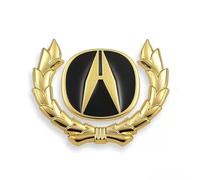 Emblème Automobile de qualité supérieure, Construction en Alliage, dissimule Les Rayures, améliore l'apparence de Votre véhicule. pour Acura ADX, CL, CSX, ILX, Integra, MDX, NSX.,Wheat Ears