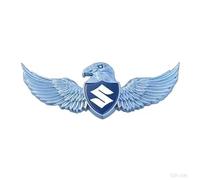 Emblème Automobile en Alliage de Zinc avec Dos Autocollant Qui n'endommage Pas la Peinture et garantit Une adhérence sûre. pour Suzuki Liana, Mr Wagon, Reno, S-Presso, Splash, Swace.