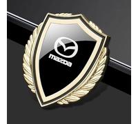 Emblème Automobile pour Mazda CX-8 CX-9, Badge emblématique pour Capot Avant, Remplacement du Badge 3D,Accessoires extérieurs pour Voiture.,Black
