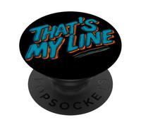 Emblème avec Logo « Amazing That's My Line » PopSockets PopGrip Adhésif