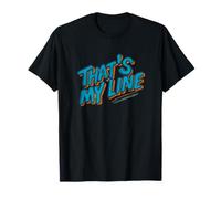 Emblème avec Logo « Amazing That's My Line » T-Shirt