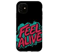 Emblème Awesome Feel Alive pour garçons et filles Coque pour iPhone 11
