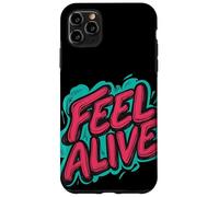 Emblème Awesome Feel Alive pour garçons et filles Coque pour iPhone 11 Pro Max