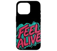 Emblème Awesome Feel Alive pour garçons et filles Coque pour iPhone 16 Pro