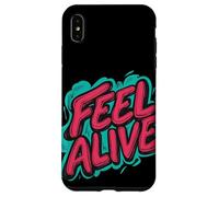 Emblème Awesome Feel Alive pour garçons et filles Coque pour iPhone XS Max