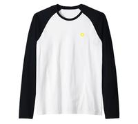 Emblème Bitcoin jaune petit discret simple fin Manche Raglan