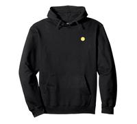 Emblème Bitcoin jaune petit discret simple fin Sweat à Capuche