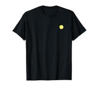 Emblème Bitcoin jaune petit discret simple fin T-Shirt