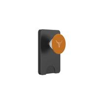 Emblème botanique Minimaliste Longhorn PopSockets PopWallet pour MagSafe