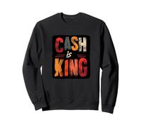 Emblème coloré Cash is King Sweatshirt