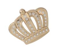 Emblème Couronne de Voiture - Autocollant Strass Brillant, Logo Luxueux en de Zinc, Accessoire en Scintillant | Couronne de Reine pour Capot, Lunette arrière, Tableau de Bord, 5 x 6 cm