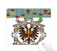 emblème d'aigle à deux têtes, chevaliers de l'europe médiévale tapis de souris en jeu - office mat noël