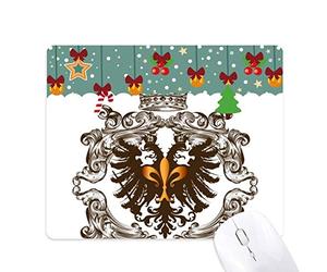 emblème d'aigle à deux têtes, chevaliers de l'europe médiévale tapis de souris en jeu - office mat noël