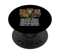 Emblème d'aigle à Double tête de l'empire catholique Romain sacré PopSockets PopGrip Adhésif