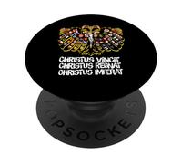 Emblème d'aigle à Double tête de l'empire catholique Romain sacré PopSockets PopGrip Adhésif